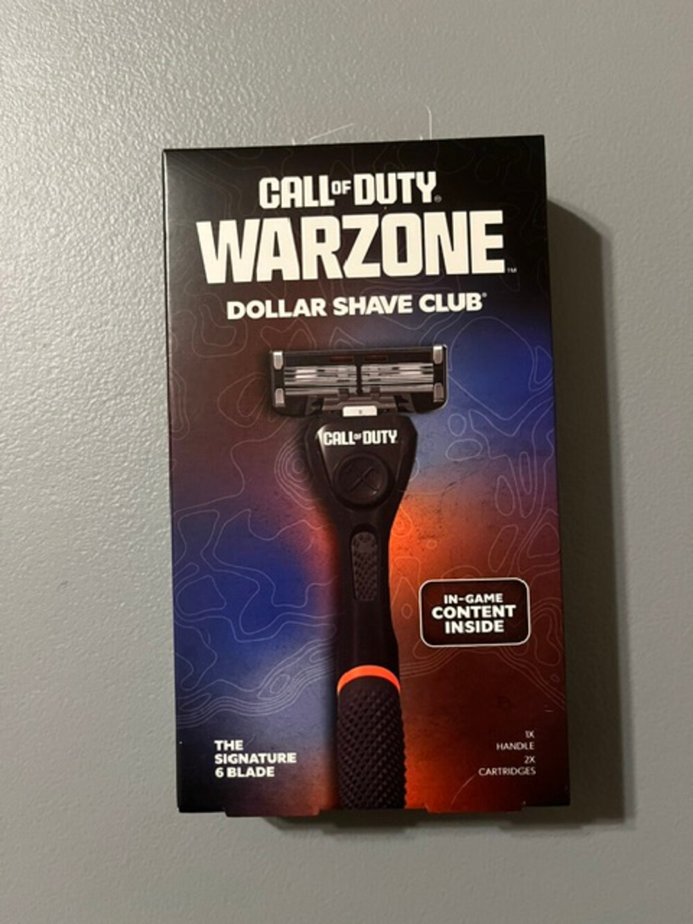 Call Of Duty Warzone Dollar Shave Club Razor Gift Set